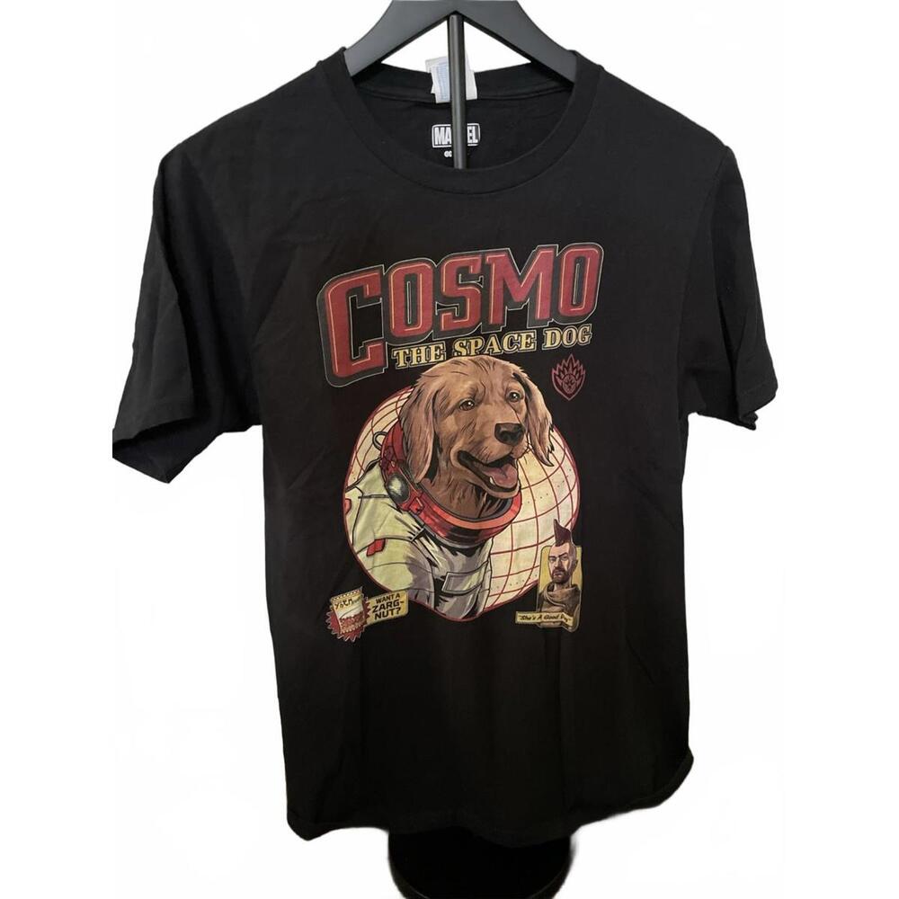 Marvel Guardians of the Galaxy 3 Grey Cosmo Top T-Shirt Men's Size SMALL